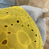Top broderie anglaise ajourée - Mimosa - LOLA ESPELETA