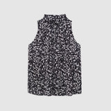 Top fluide chic fleuri - Noir - IKKS WOMEN
