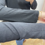 Top manches longues avec encolure en lurex Selton - Noir - GRACE & MILA