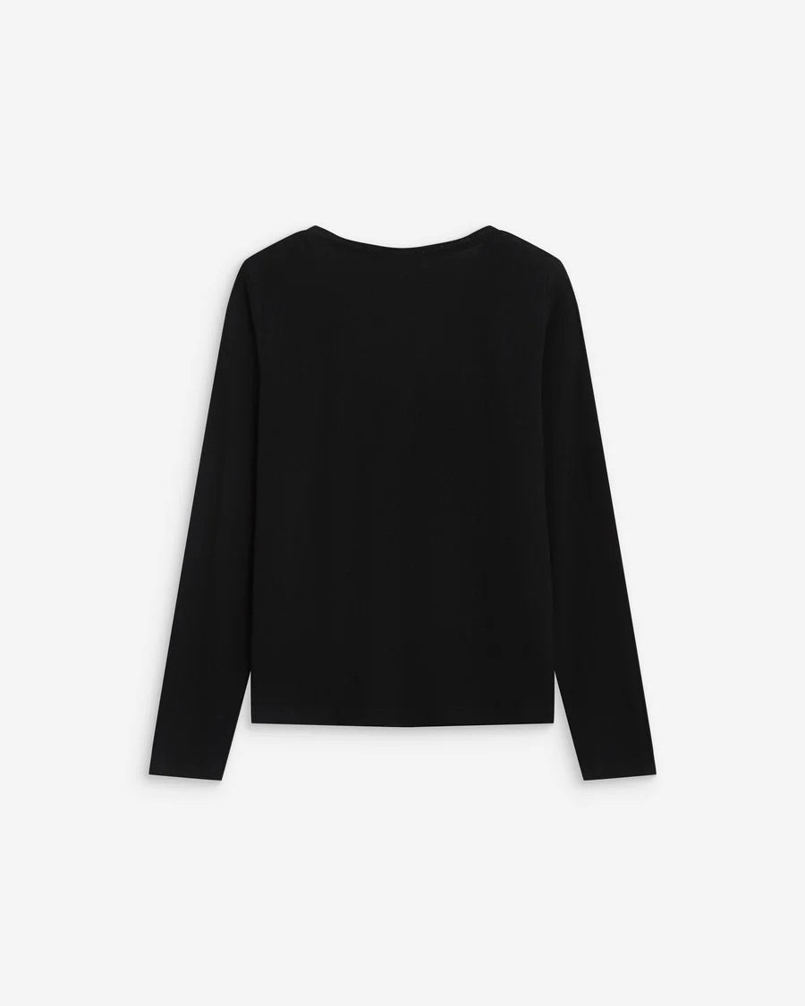 T-shirt ABRICOT GRACE & MILA noir – vue produit de dos