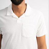 Polo homme uni Bahar - Blanc - Sun Valley homme