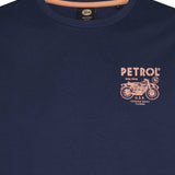 T-shirt à imprimé dorsal Bayfrontstone - Petrol Blue - PETROL INDUSTRIES HOMME