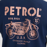 T-shirt à imprimé dorsal Bayfrontstone - Petrol Blue - PETROL INDUSTRIES HOMME
