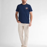 T-shirt à imprimé dorsal Bayfrontstone - Petrol Blue - PETROL INDUSTRIES HOMME