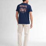 T-shirt à imprimé dorsal Bayfrontstone - Petrol Blue - PETROL INDUSTRIES HOMME