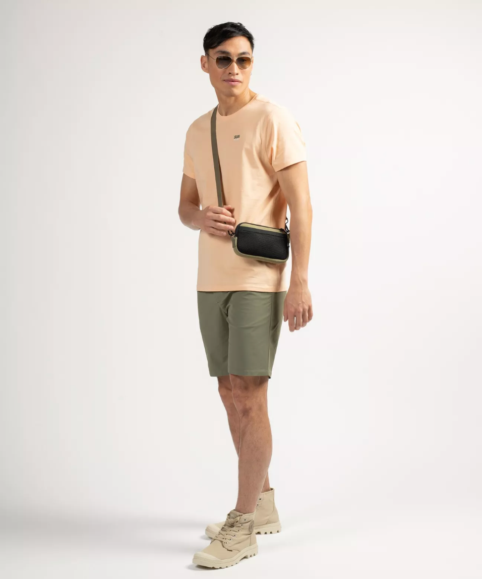 T-shirt homme uni Cliron - Pêche - Sun Valley homme
