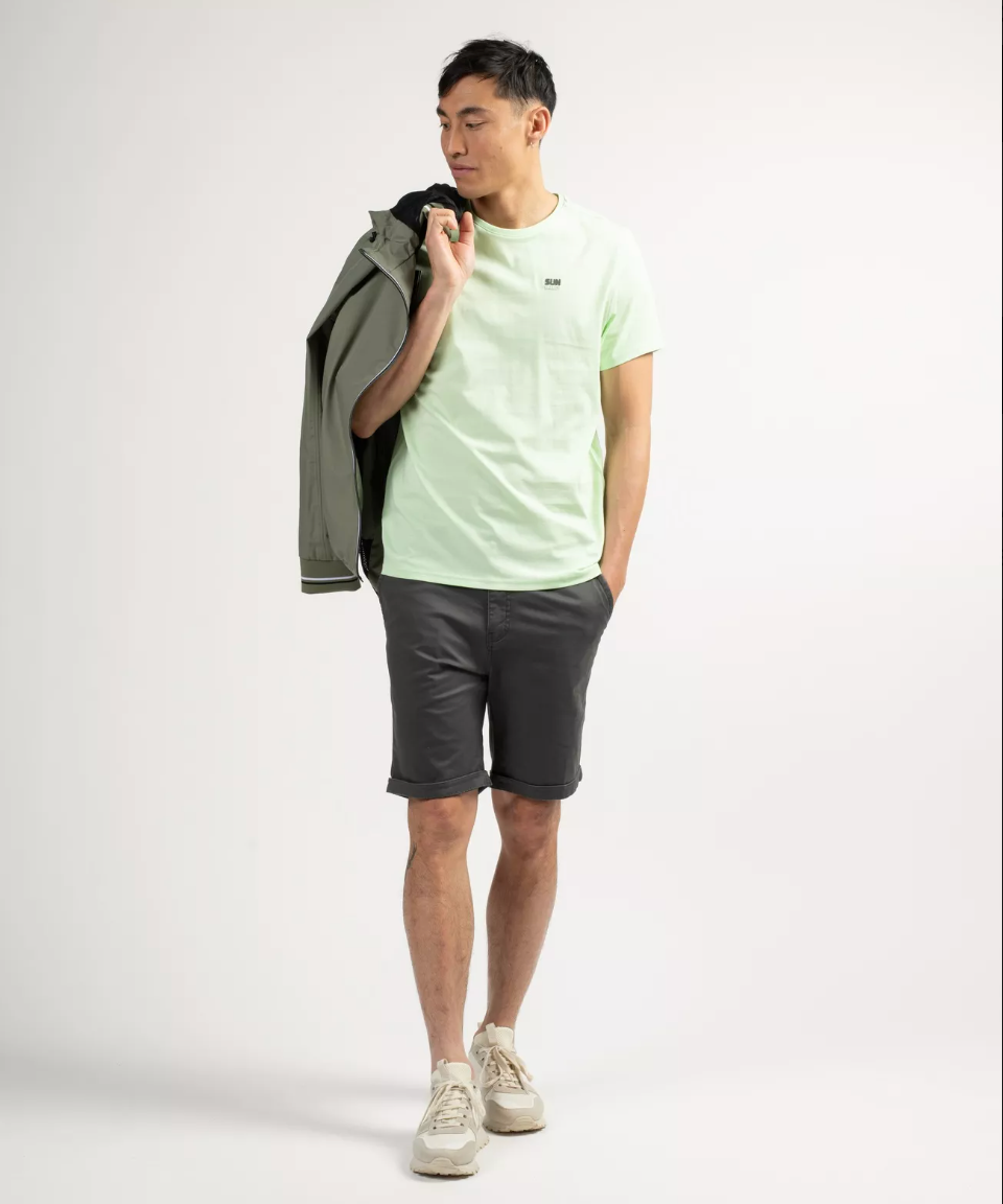 T-shirt homme uni Cliron - Vert d'eau - Sun Valley homme