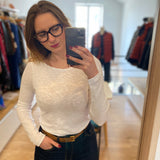 Tee-shirt long - Blanc - MARC O'POLO FEMME