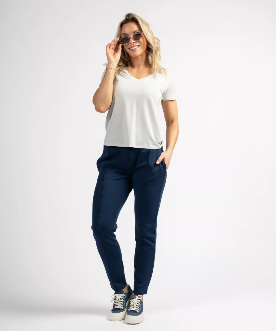 T-shirt effet pailleté femme Pageas - Ecru - Sun Valley femme