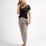 T-shirt col V femme uni Perel - Noir - Sun Valley femme