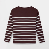 Marinière YANNATEE TBS brun et écru – vue produit de dos