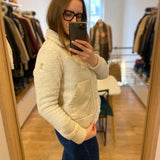 Veste boutonnée polaire sherpa Dreglie - Beige clair - SUN VALLEY FEMME