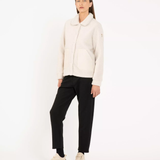 Veste boutonnée polaire sherpa Dreglie - Beige clair - SUN VALLEY FEMME