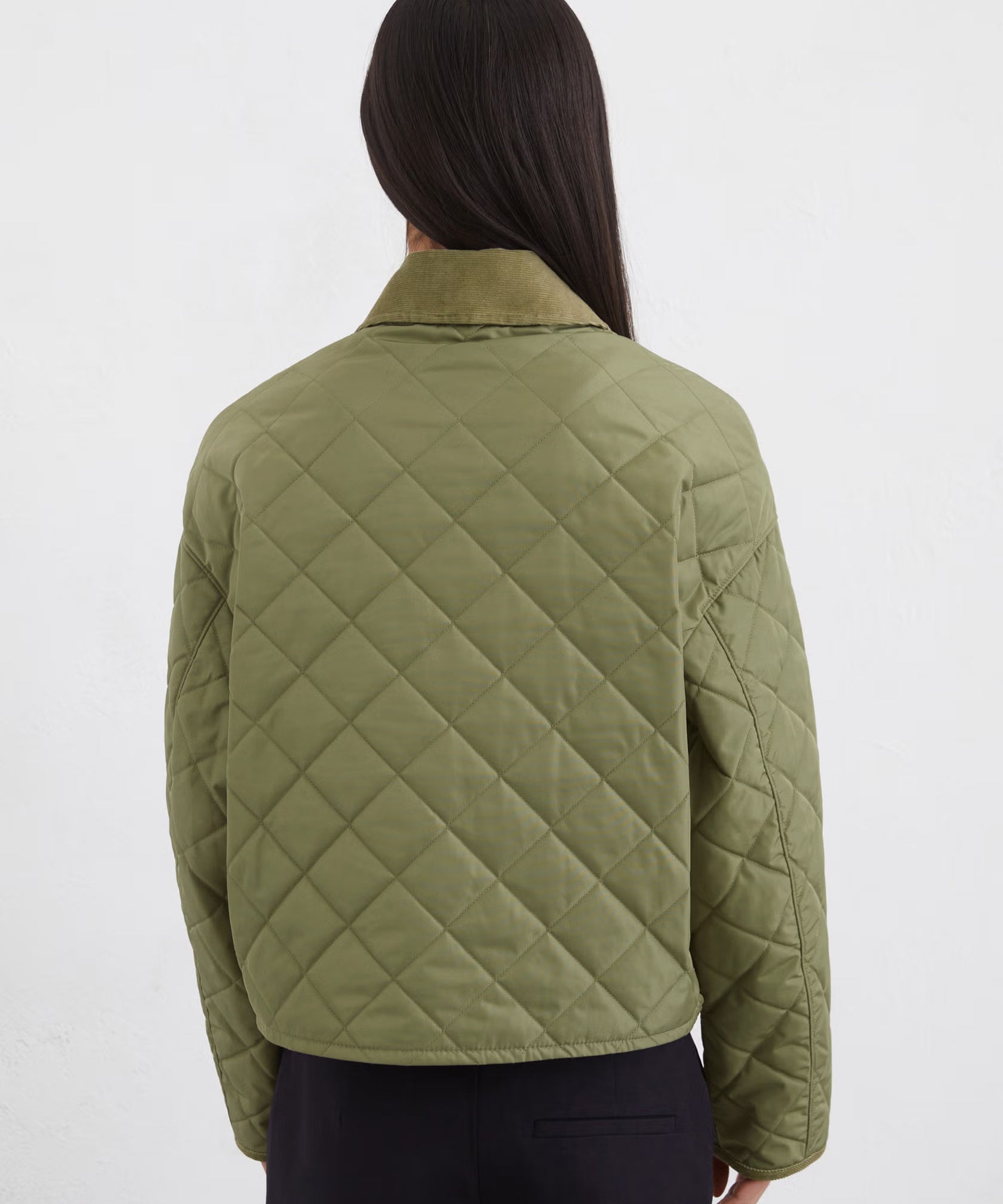 Veste canvas matelassée - Vert armée - MARC'O POLO FEMME