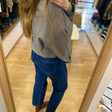 Veste courte à carreaux zippée Dario - Beige - SUNCOO