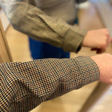 Veste courte à carreaux zippée Dario - Beige - SUNCOO