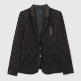 Veste de costume Jacquard - Noire - IKKS WOMEN