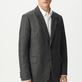 Veste de costume Tweed - Gris chiné foncé - IKKS MEN