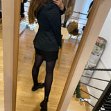 Fitted hooded blazer - Anthracite grey - IKKS WOMEN