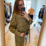 Veste courte oversize Dona - Kaki - Suncoo