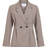 Veste blazer VISOLENE VILA Coffee Bean – vue produit de face