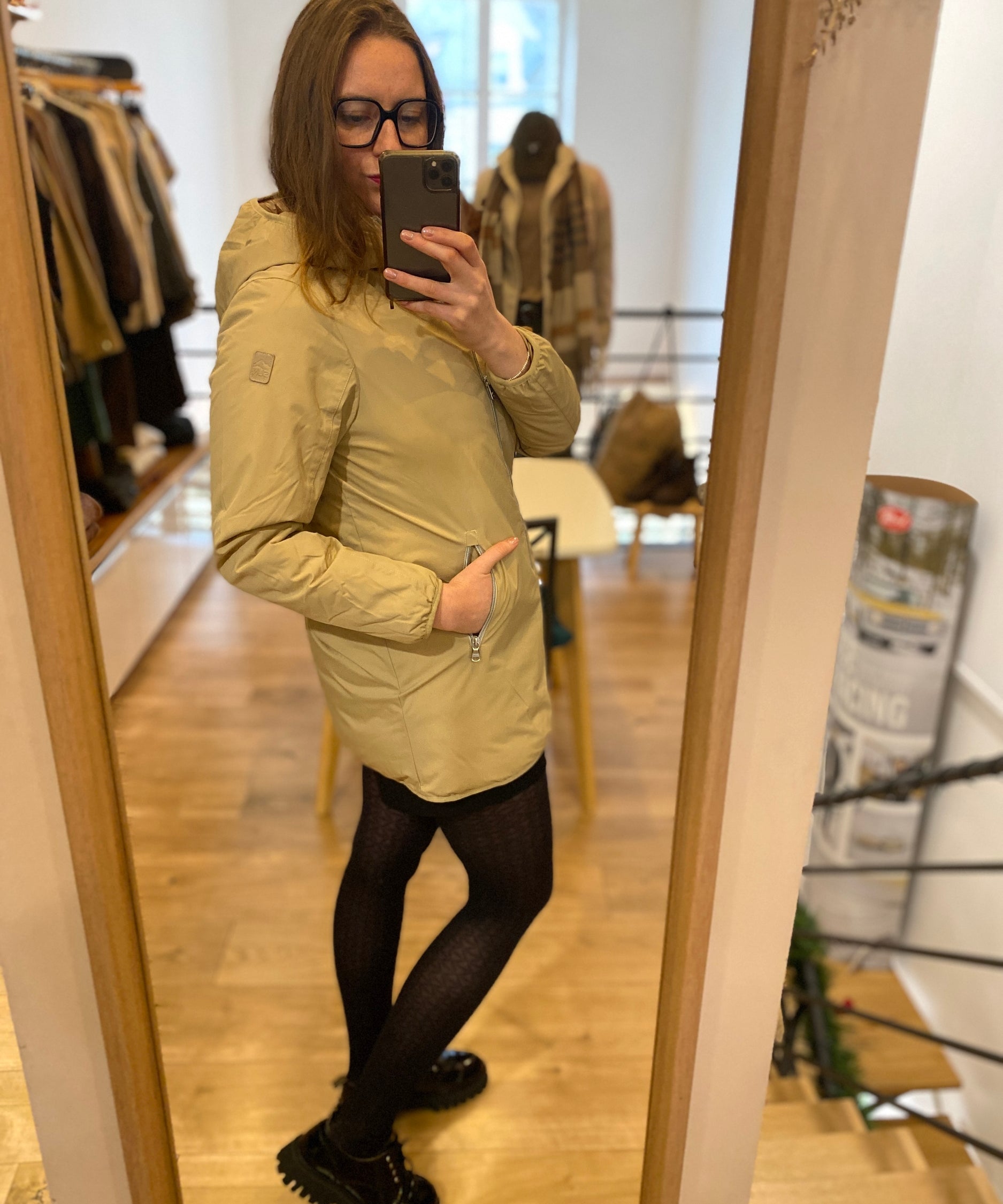 Veste imperméable Yrax - Noisette - SUN VALLEY FEMME