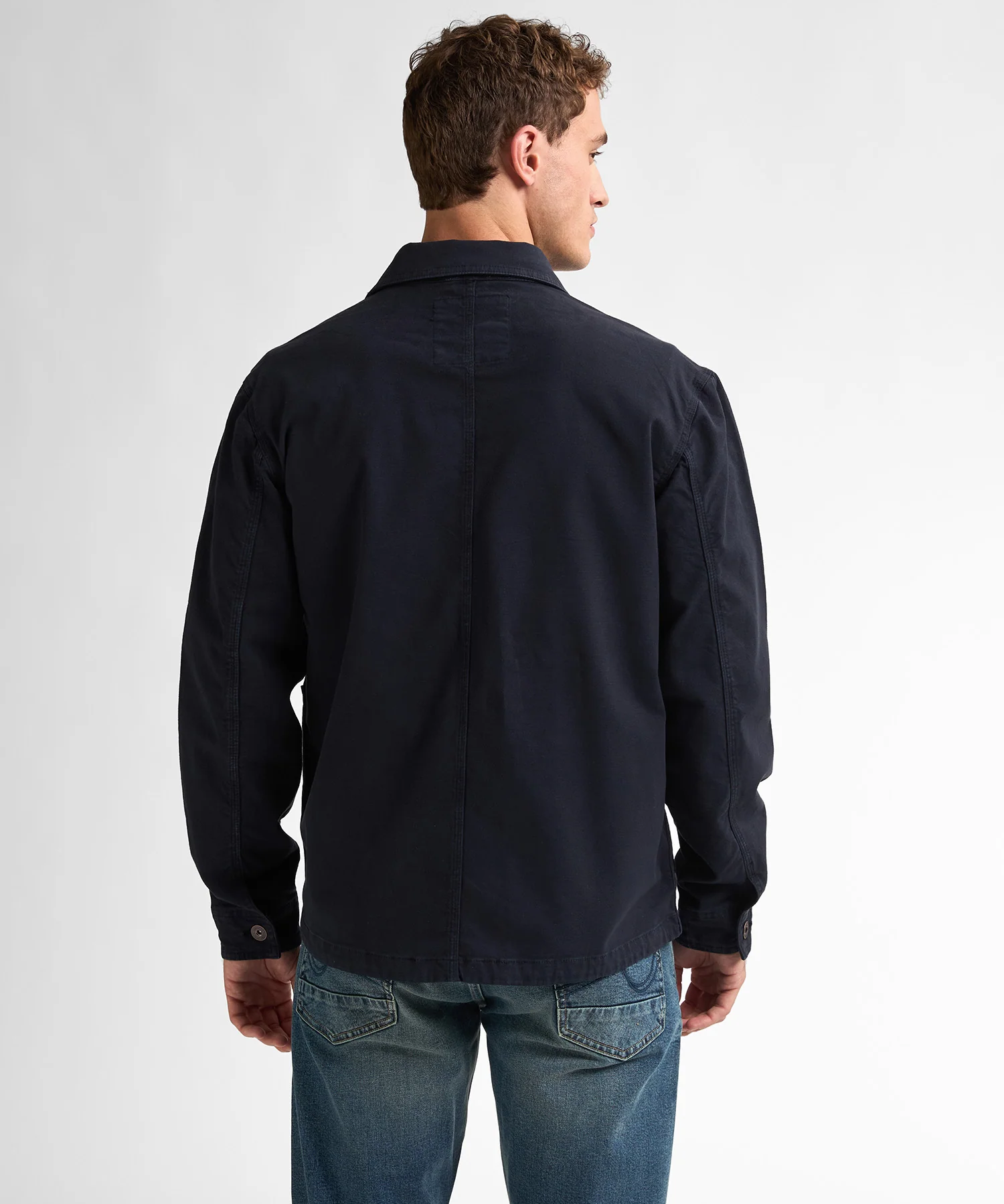 Veste jean Sandside - Marine - PETROL INDUSTRIES HOMME