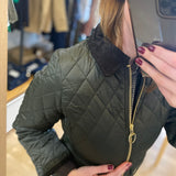Veste matelassée courte ajustée Beadnell - Sauge - BARBOUR FEMME