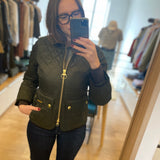 Veste matelassée courte ajustée Beadnell - Sauge - BARBOUR FEMME