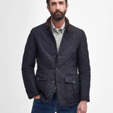 Veste matelassée homme col montant Lutz - Marine - BARBOUR HOMME
