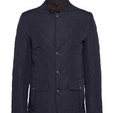 Veste matelassée homme col montant Lutz - Marine - BARBOUR HOMME