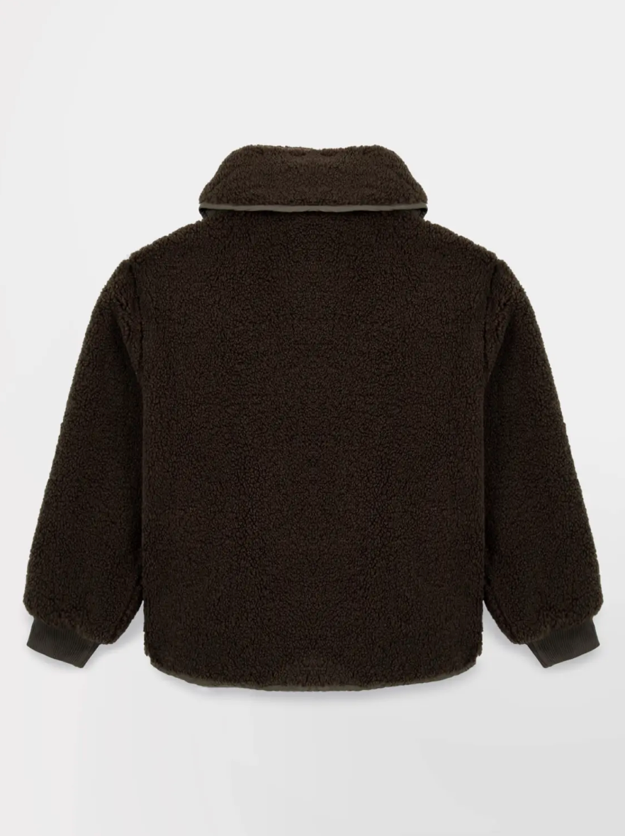 Veste MAYSAVES TBS brun – face sherpa vue de dos