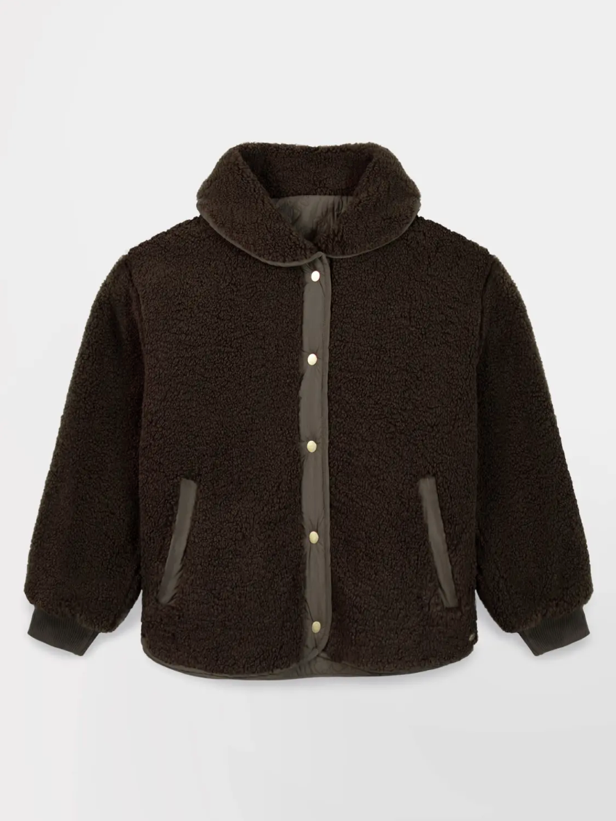 Veste MAYSAVES TBS brun – face sherpa vue de face