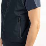 Veste sans manches bi-matire Lecamp - Marine foncé - Sun Valley homme