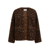 Veste léopard VIADERA VILA Coffee Bean – vue produit de face