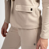 Veste blazer en maille légère Ykee - Sable - Sun Valley femme