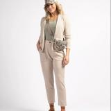 Veste blazer en maille légère Ykee - Sable - Sun Valley femme