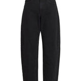 Jean VIBRADY VILA Black Denim coupe barrel vue de face