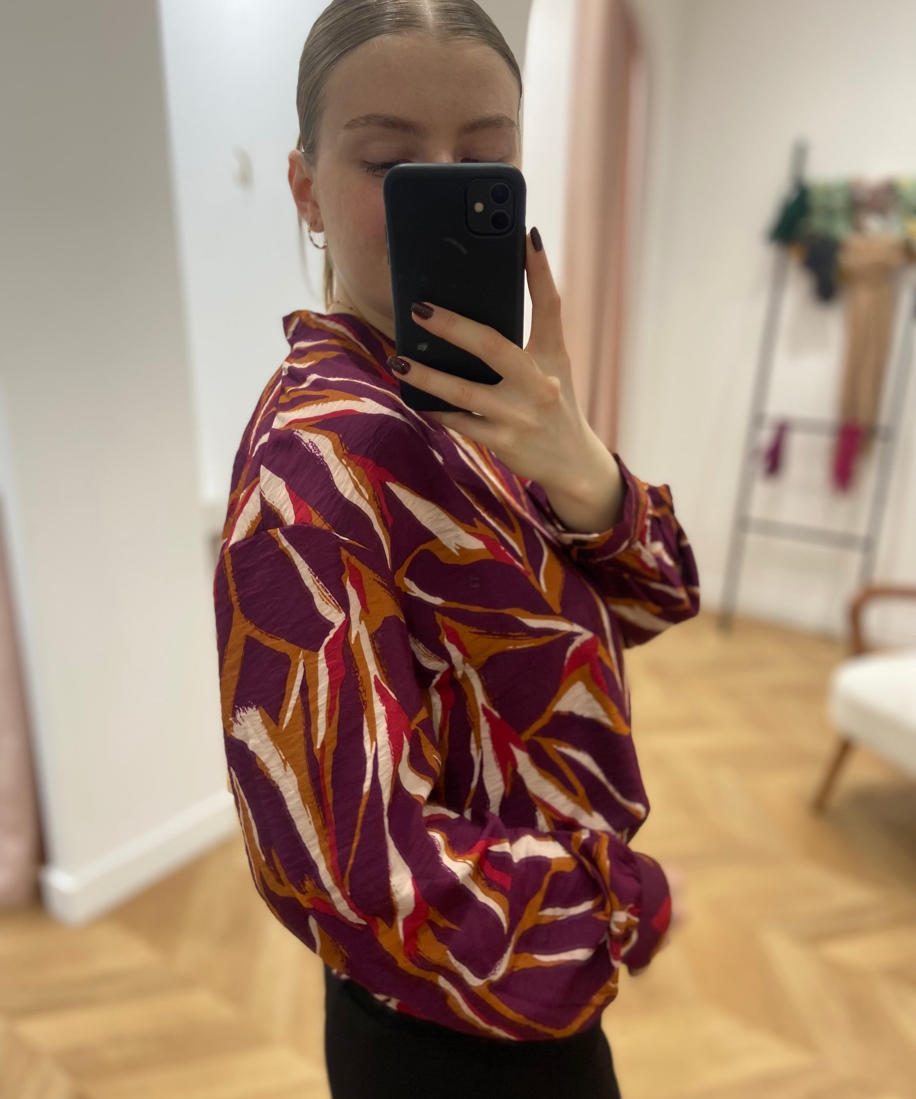 Chemise VILINA ANAIS - imprimé violet - Vila