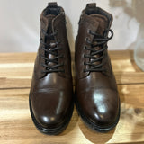 Boots Virgile en cuir - Ebene - TBS HOMME CHAUSSURE