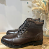 Boots Virgile en cuir - Ebene - TBS HOMME CHAUSSURE