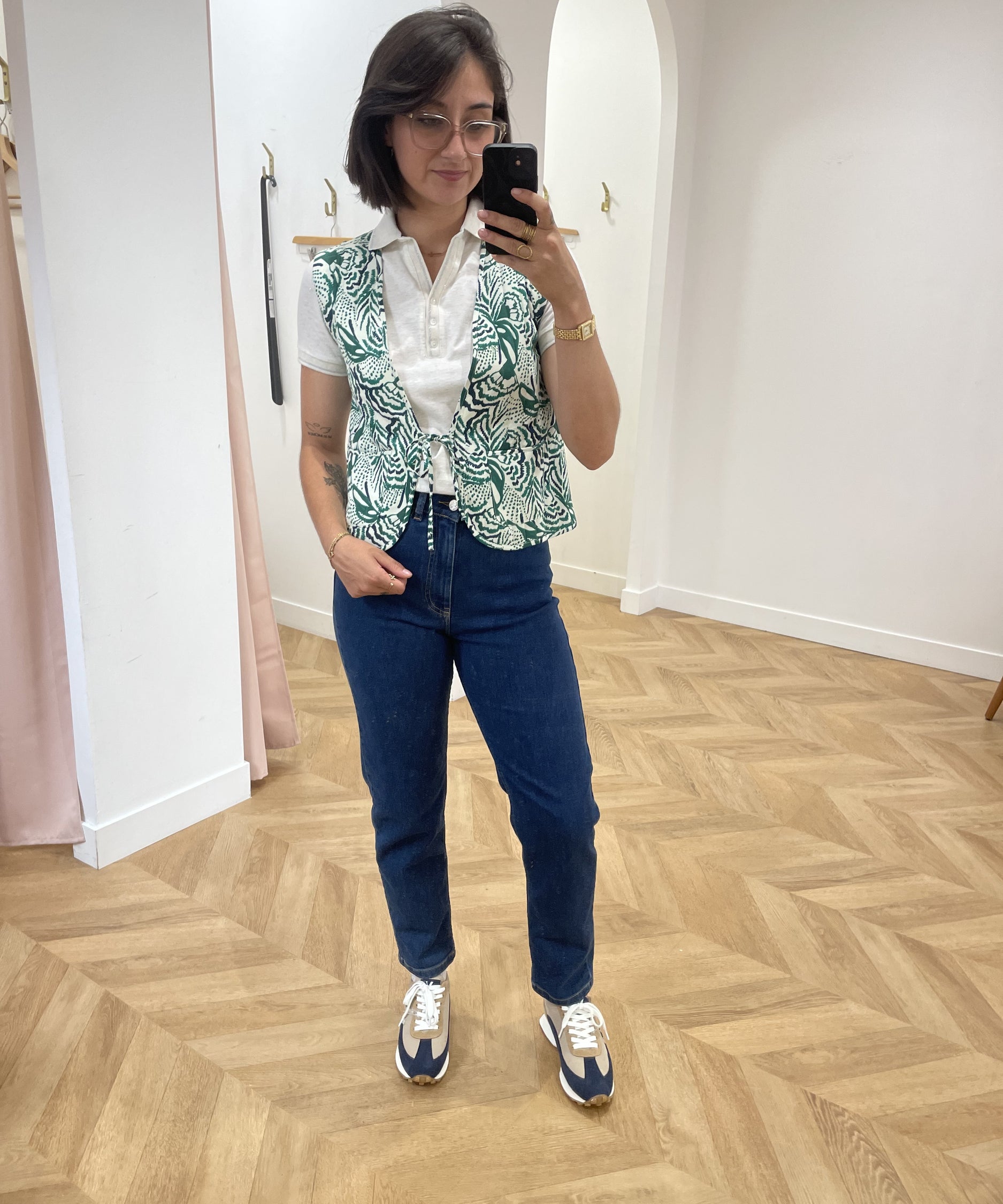 Veste sans manche imprimée - Jungle - LOLA ESPELETA