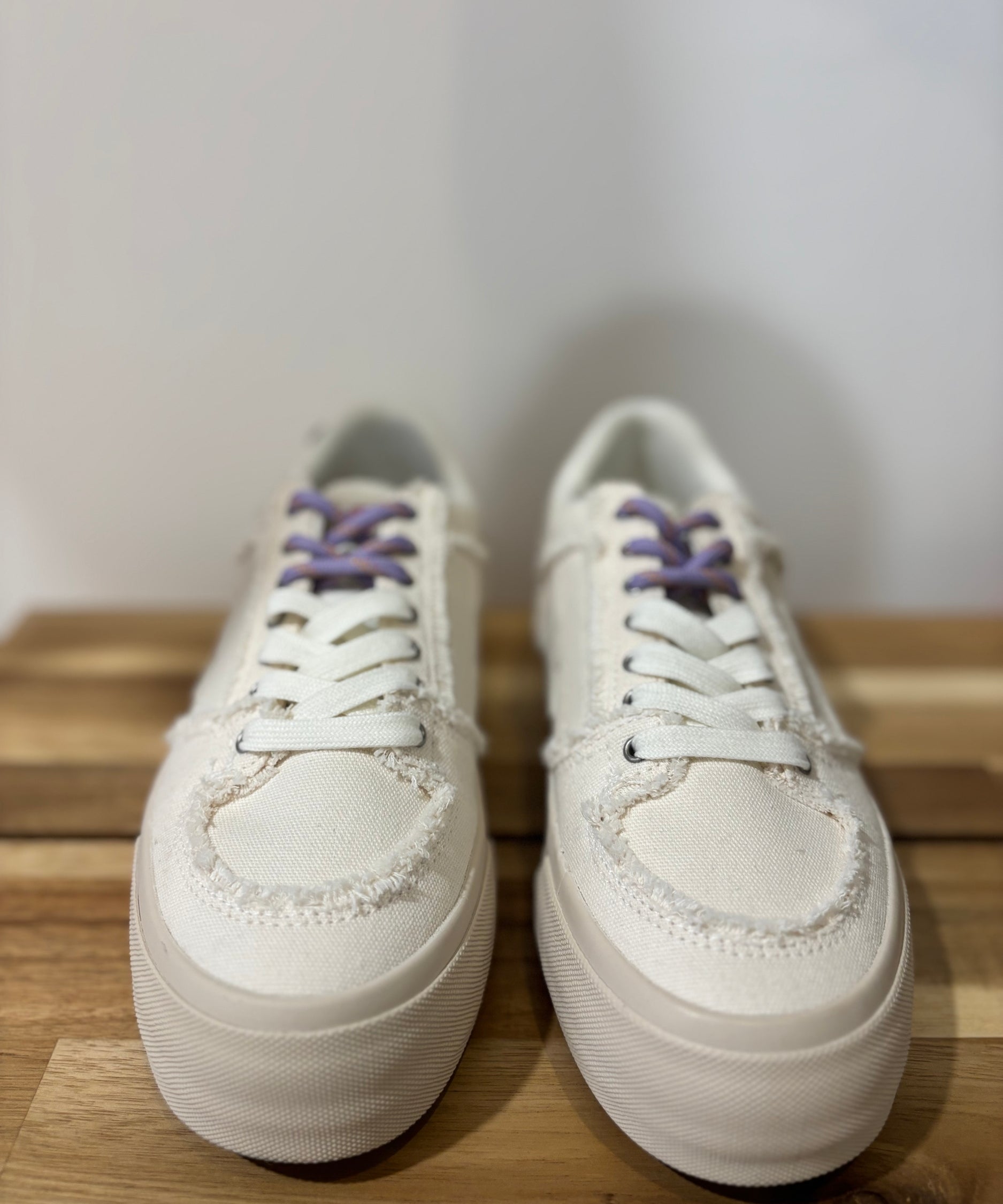 Baskets basses en coton Walnut - Blanches - FAGUO FEMME