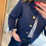 Veste Matelassée Jackie - Bleu marine - FABIENNE CHAPOT