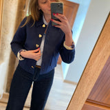 Veste Matelassée Jackie - Bleu marine - FABIENNE CHAPOT
