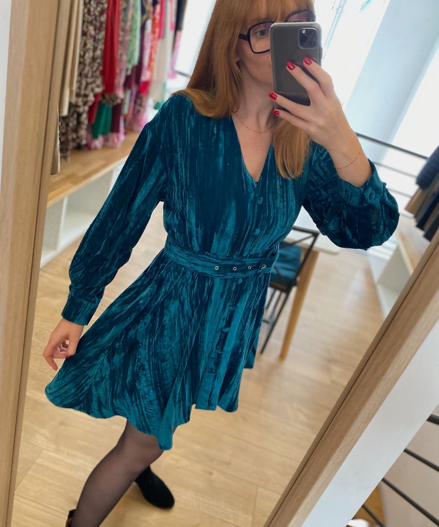 Robe - Cilia - Bleu canard - SUNCOO