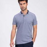 Polo manches courtes Bohm - Indigo sombre - SUN VALLEY