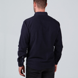 Chemise en velours côtelé Aria - Bleu iris - SUN VALLEY HOMME