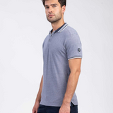 Polo manches courtes Bohm - Indigo sombre - SUN VALLEY
